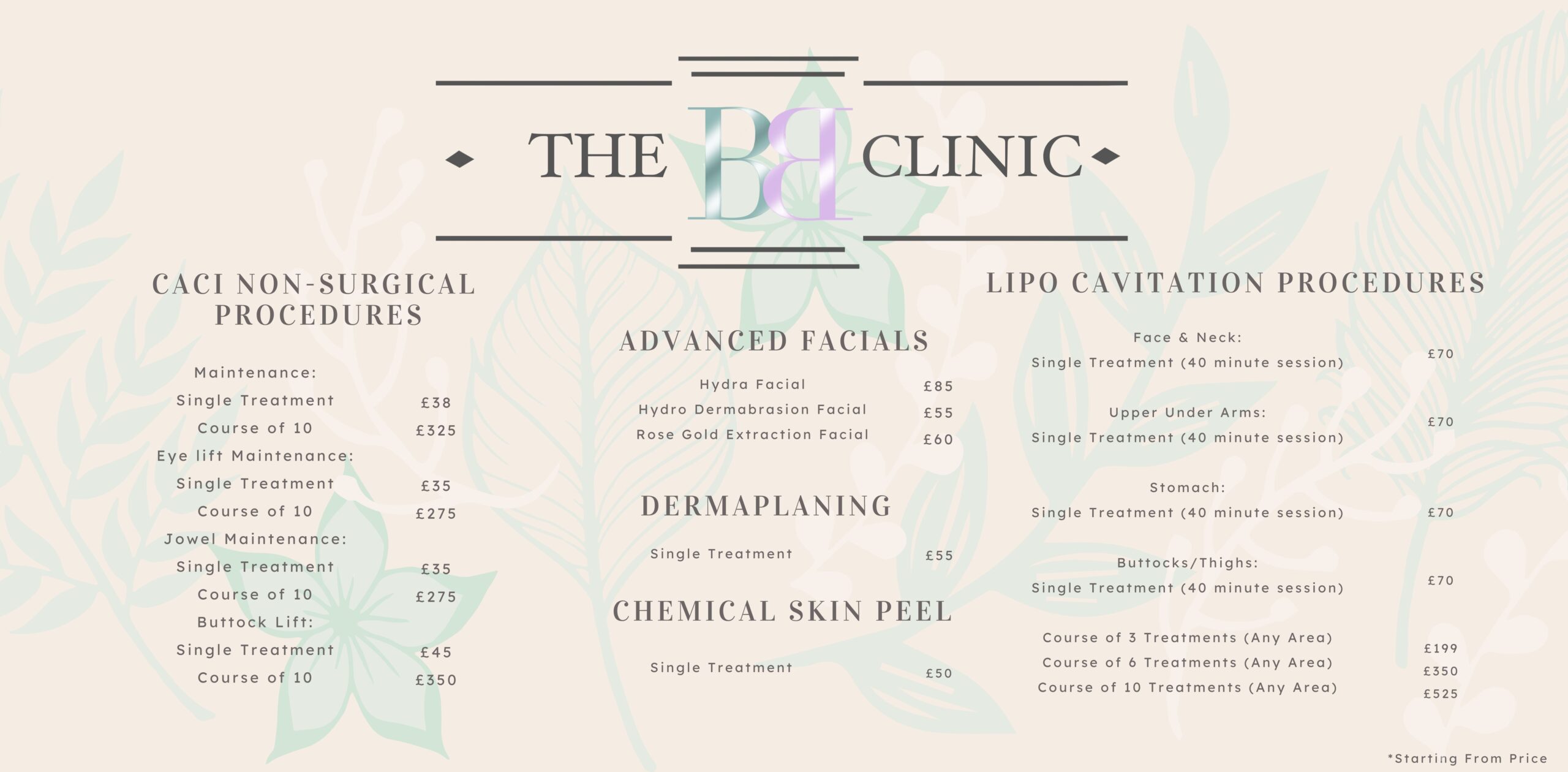 NonSurgical Treatments Bideford, North Devon Beauty & The Bleach